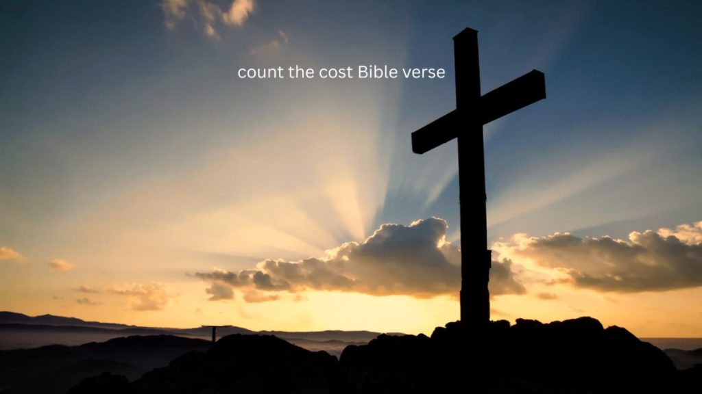 count the cost Bible verse
