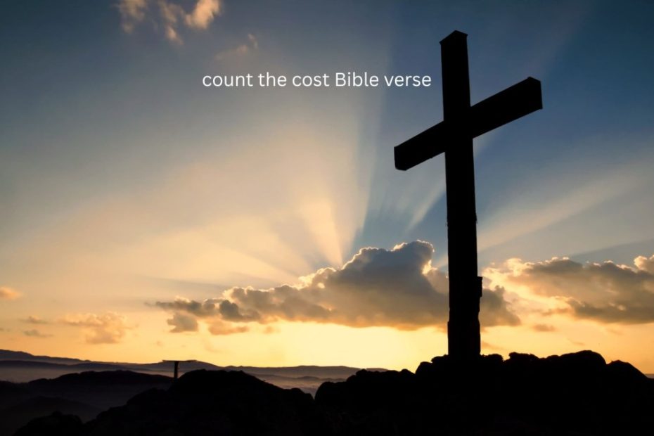 count the cost Bible verse