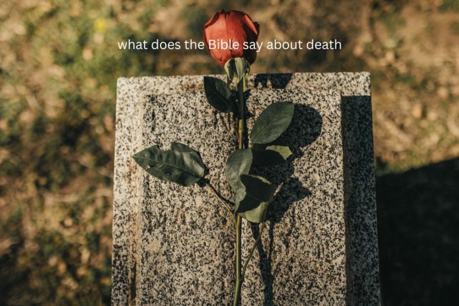 what does the bible say about death
