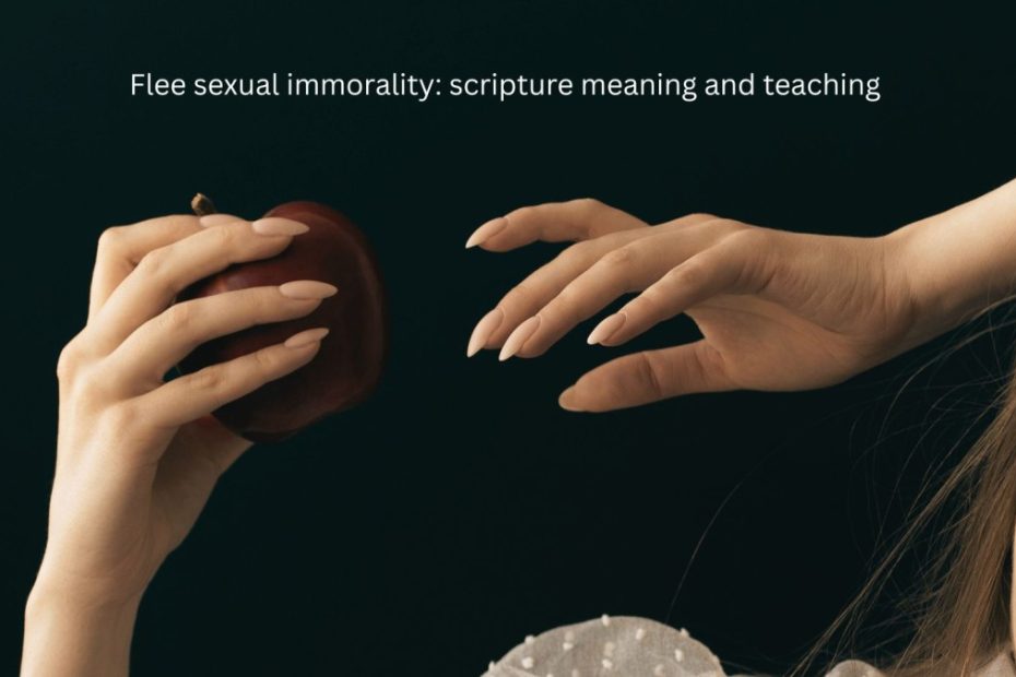 Flee sexual immorality
