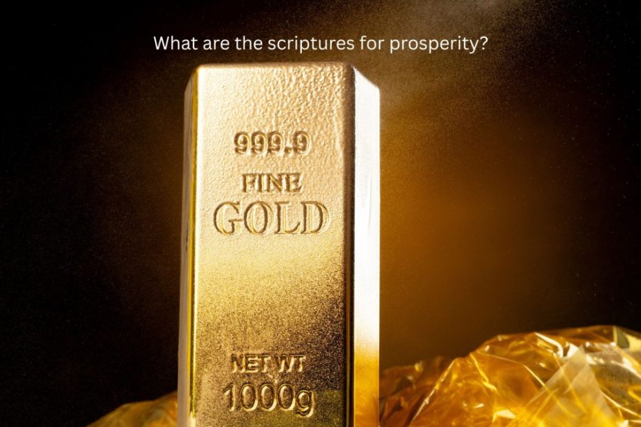 What are the scriptures for prosperity