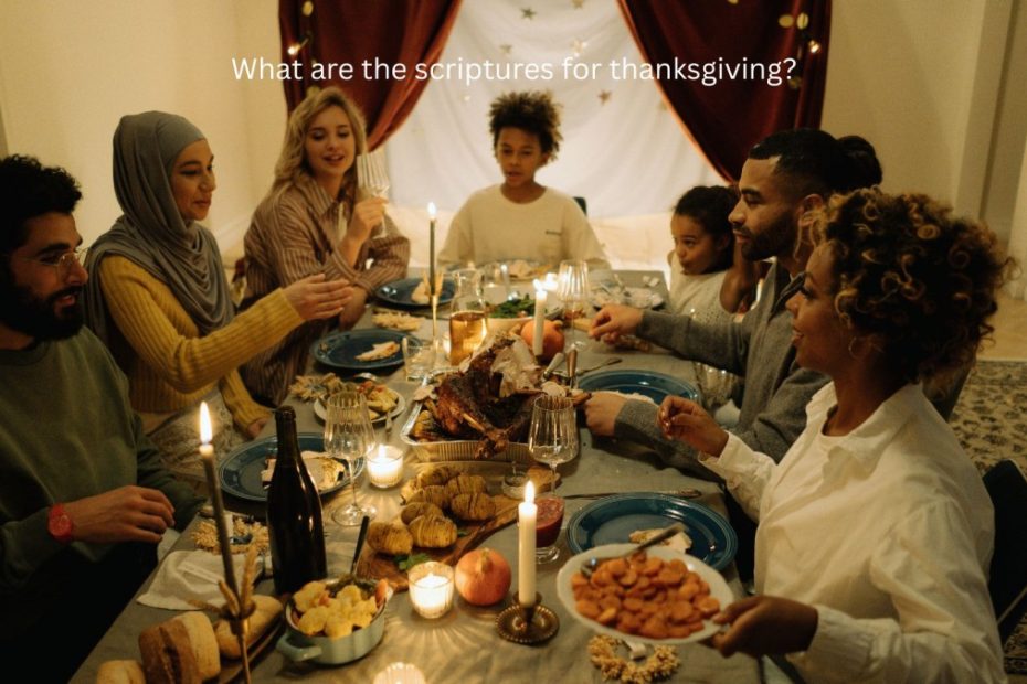What are the scriptures for thanksgiving